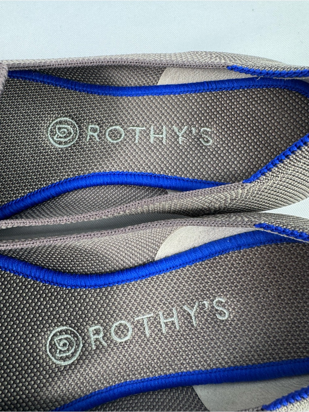 Rothy’s Khaki Round Toe Knit Women’s Ballet Flats Size 8 - Picture 4 of 6